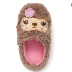 Girls sloth slippers 9-10 11-12 Great Gift!!